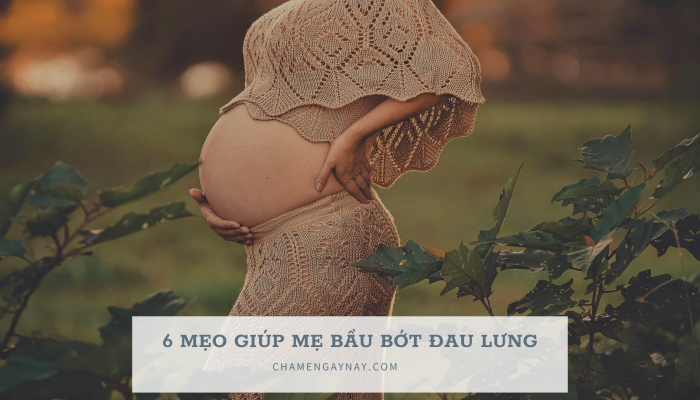 Giúp mẹ bầu bớt đau lưng