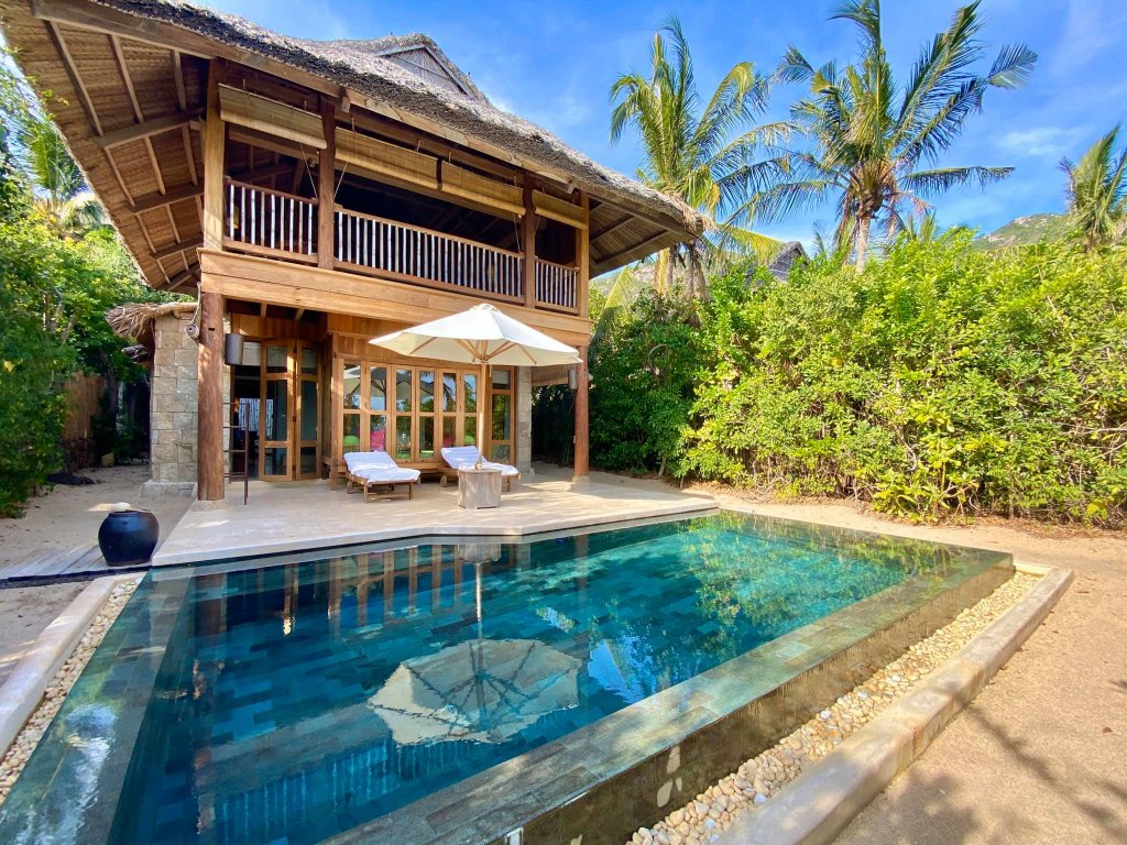 Căn beach pool villa ở Six Senses Ninh Vân Bay